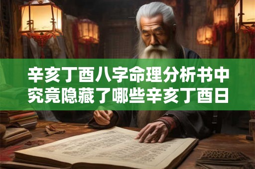 辛亥丁酉八字命理分析书中究竟隐藏了哪些辛亥丁酉日主的命运密码