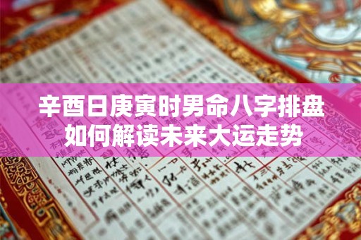 辛酉日庚寅时男命八字排盘 如何解读未来大运走势