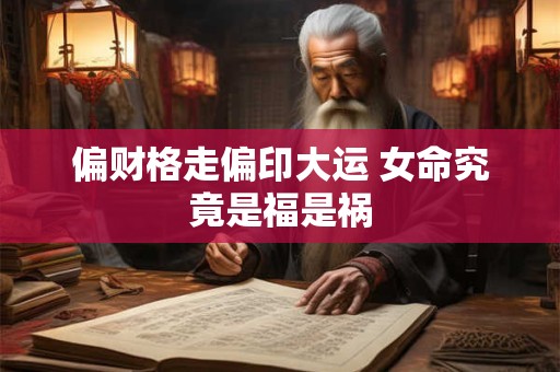 偏财格走偏印大运 女命究竟是福是祸