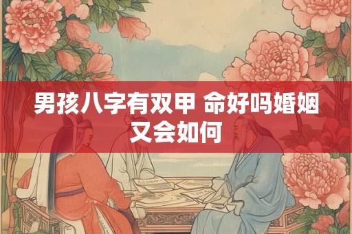 男孩八字有双甲 命好吗婚姻又会如何