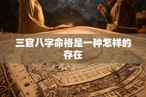 三官八字命格是一种怎样的存在
