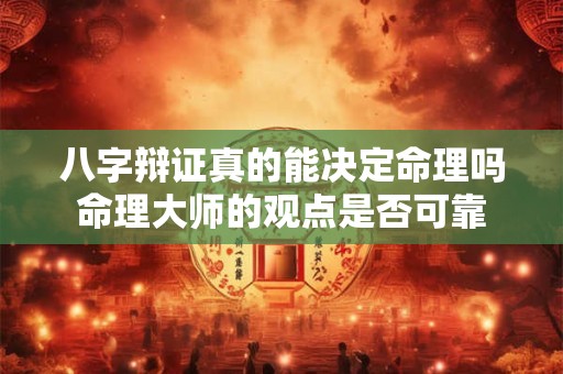 八字辩证真的能决定命理吗命理大师的观点是否可靠