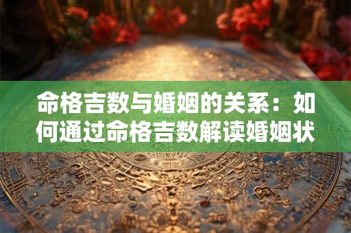 命格吉数与婚姻的关系：如何通过命格吉数解读婚姻状况
