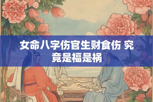 女命八字伤官生财食伤 究竟是福是祸