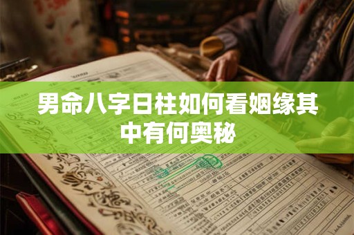 男命八字日柱如何看姻缘其中有何奥秘