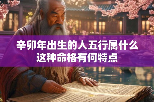辛卯年出生的人五行属什么这种命格有何特点
