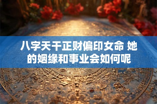 八字天干正财偏印女命 她的姻缘和事业会如何呢