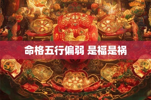 命格五行偏弱 是福是祸