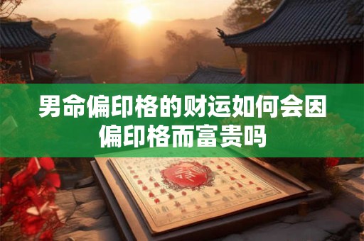 男命偏印格的财运如何会因偏印格而富贵吗