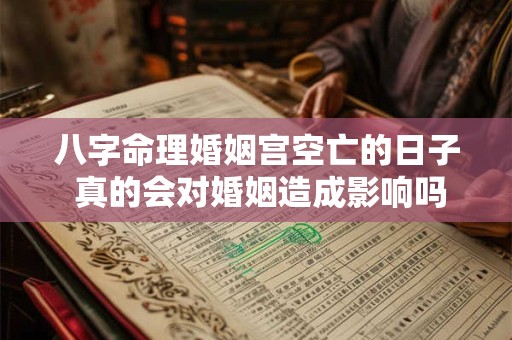 八字命理婚姻宫空亡的日子 真的会对婚姻造成影响吗