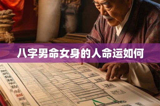 八字男命女身的人命运如何