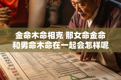金命木命相克 那女命金命和男命木命在一起会怎样呢