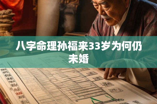 八字命理孙福来33岁为何仍未婚