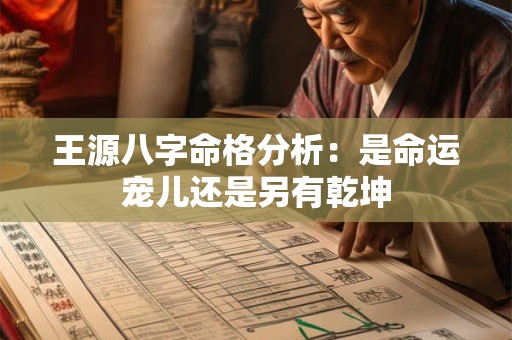 王源八字命格分析：是命运宠儿还是另有乾坤