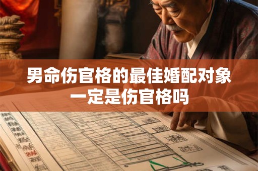 男命伤官格的最佳婚配对象一定是伤官格吗