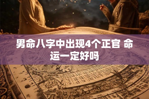 男命八字中出现4个正官 命运一定好吗