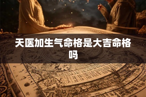 天医加生气命格是大吉命格吗