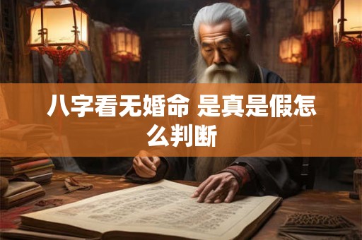 八字看无婚命 是真是假怎么判断