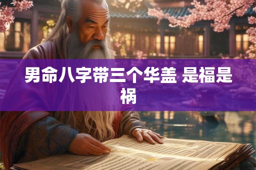 男命八字带三个华盖 是福是祸