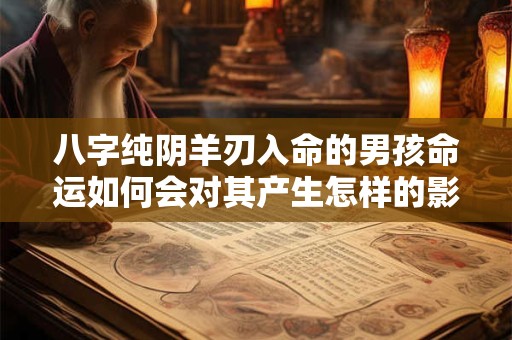 八字纯阴羊刃入命的男孩命运如何会对其产生怎样的影响