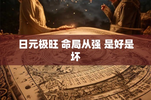 日元极旺 命局从强 是好是坏