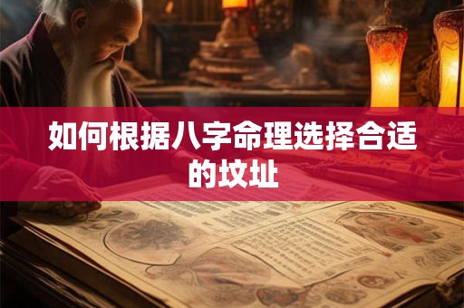 如何根据八字命理选择合适的坟址