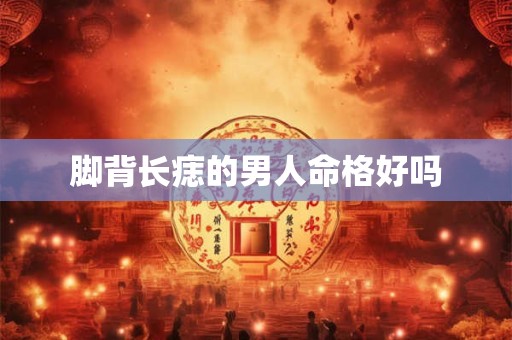 脚背长痣的男人命格好吗