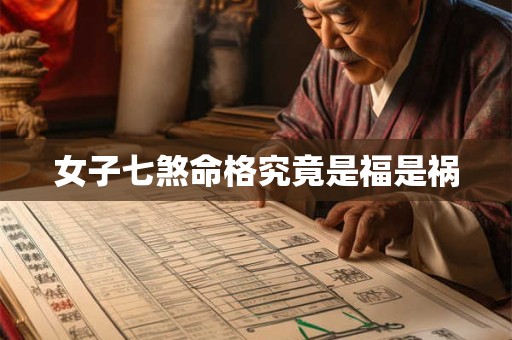 女子七煞命格究竟是福是祸