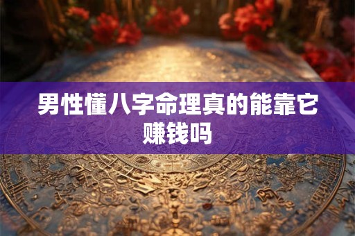 男性懂八字命理真的能靠它赚钱吗
