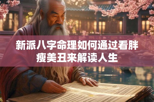 新派八字命理如何通过看胖瘦美丑来解读人生