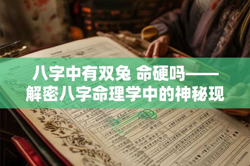 八字中有双兔 命硬吗——解密八字命理学中的神秘现象
