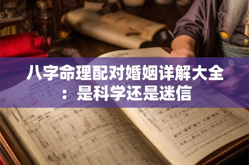 八字命理配对婚姻详解大全：是科学还是迷信