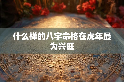 什么样的八字命格在虎年最为兴旺
