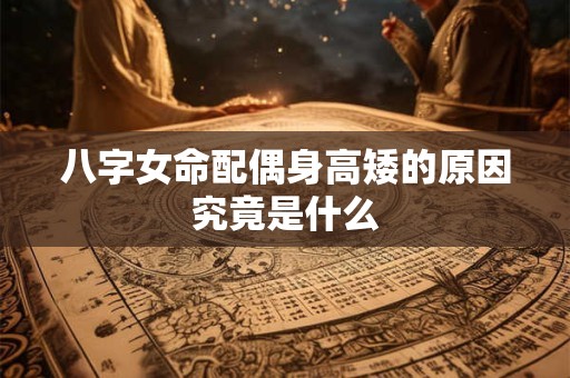 八字女命配偶身高矮的原因究竟是什么
