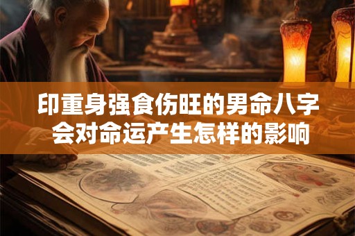 印重身强食伤旺的男命八字 会对命运产生怎样的影响