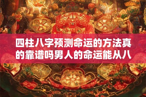 四柱八字预测命运的方法真的靠谱吗男人的命运能从八字中解读出来吗