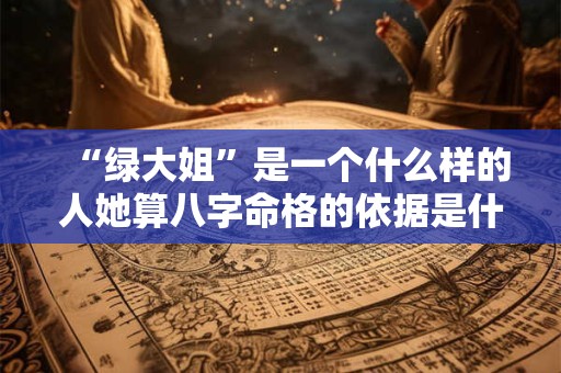 “绿大姐”是一个什么样的人她算八字命格的依据是什么