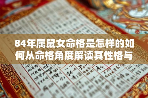 84年属鼠女命格是怎样的如何从命格角度解读其性格与命运