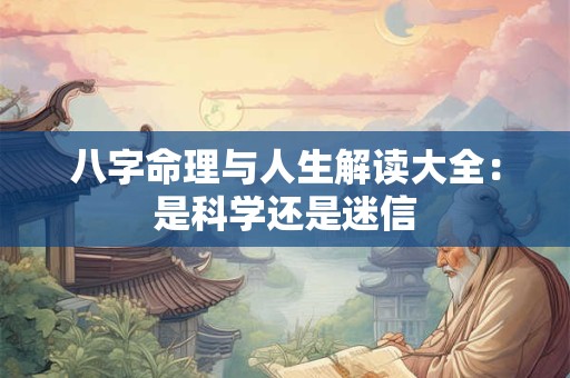 八字命理与人生解读大全：是科学还是迷信