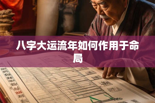 八字大运流年如何作用于命局