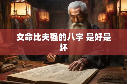 女命比夫强的八字 是好是坏