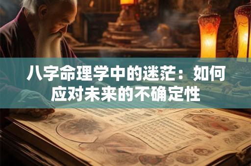 八字命理学中的迷茫：如何应对未来的不确定性