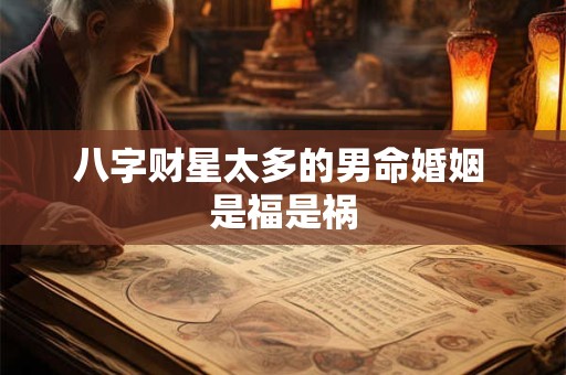 八字财星太多的男命婚姻 是福是祸