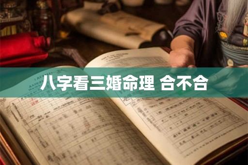 八字看三婚命理 合不合