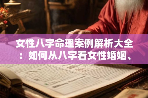 女性八字命理案例解析大全：如何从八字看女性婚姻、事业与财运