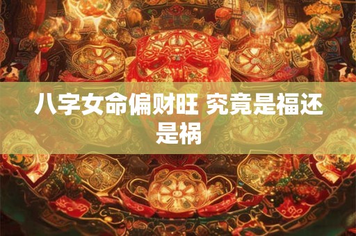 八字女命偏财旺 究竟是福还是祸