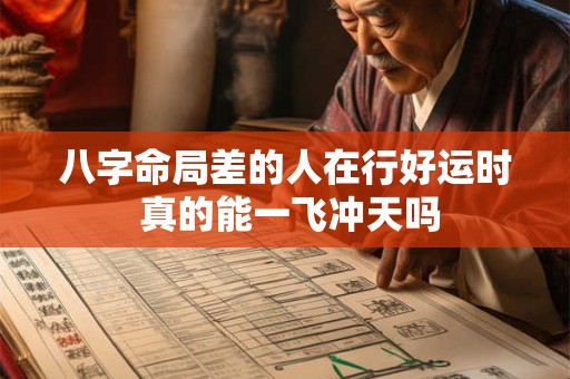 八字命局差的人在行好运时 真的能一飞冲天吗