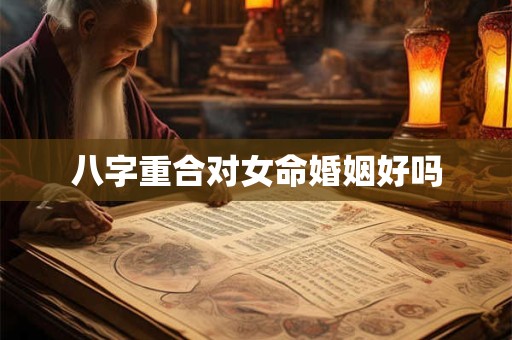 八字重合对女命婚姻好吗