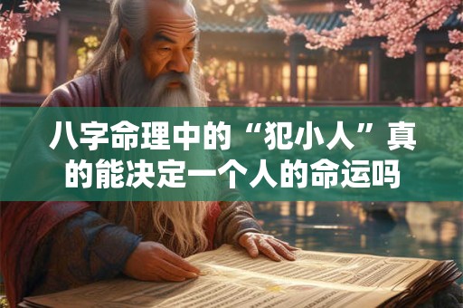 八字命理中的“犯小人”真的能决定一个人的命运吗
