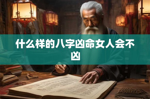 什么样的八字凶命女人会不凶